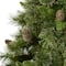 7.5ft. Pre-Lit Golden Tip Washington Pine & Pinecones Artificial Christmas Tree with Clear Lights